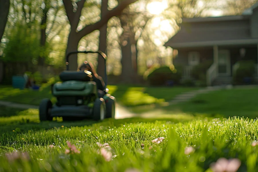 compact push mower