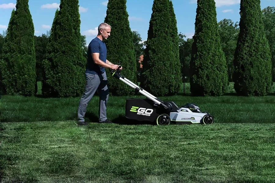 best electric lawn mower for large yard